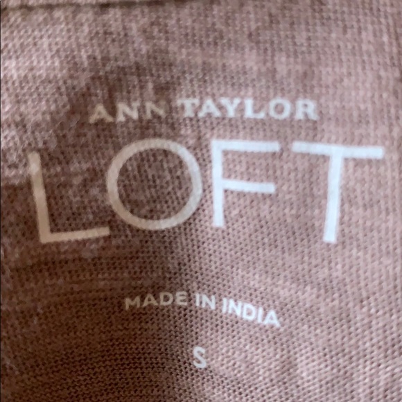 Loft | Brown Sequin Shirt (Size S) - Picture 2 of 2